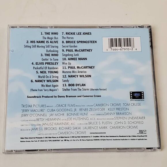 Jerry Maguire (Original Motion Picture Soundtrack) [CD] - Picture 4 of 4